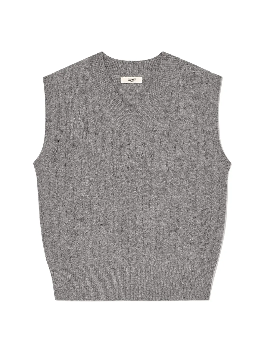 글로니 G CLASSIC WOOL VEST (GRAY) 상품 이미지 2