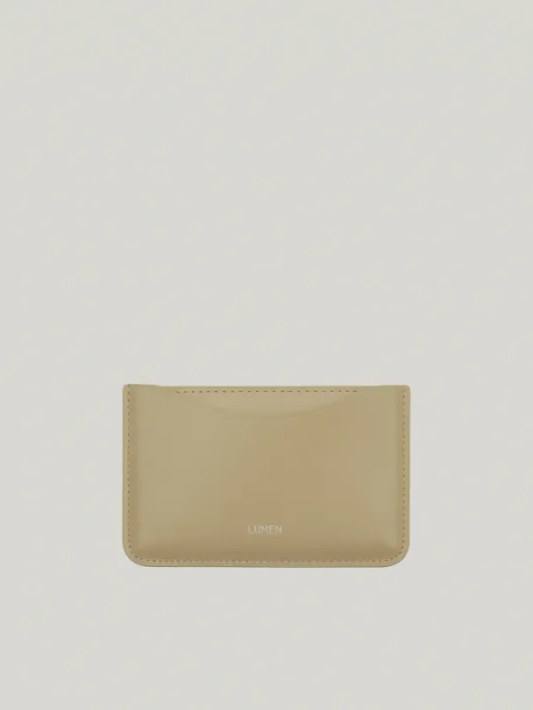 HOLDER CARD CASE (SHELL MUSTARD)