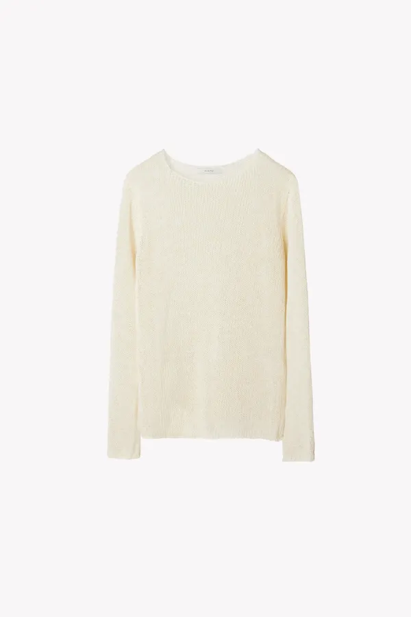 Senne Paper Long-Sleeve Knit (Butter)