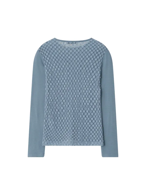 Back Dot Long Sleeve - Blue