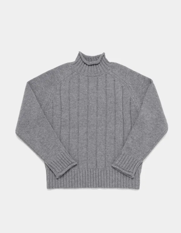 Rene Knit Pullover (Pearl Grey)