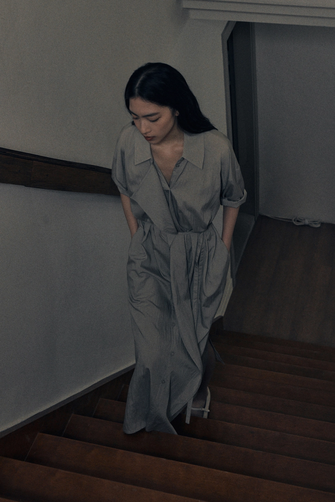 세이지먼트 DARME STRAP LONG DRESS_KAHKI 상품 이미지 2