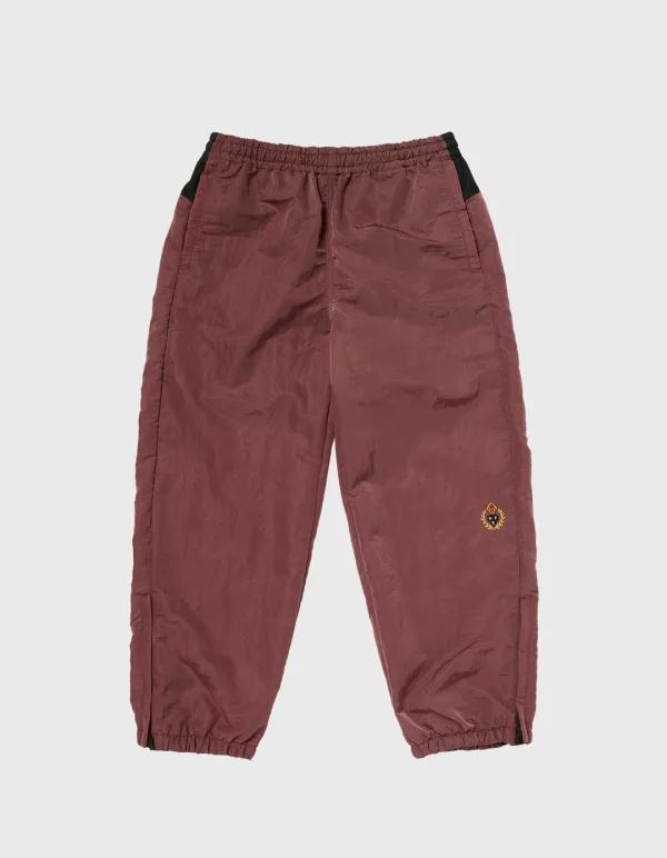 CHILDREN NYLON TRACK PANTS / Maroon