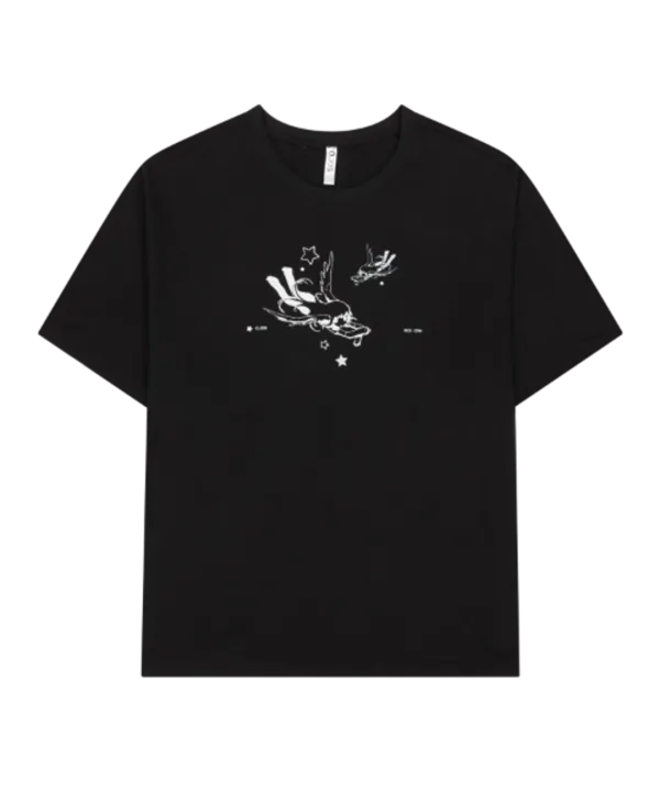 OJOS x NOITOW SHU Graphic T-shirt / Black