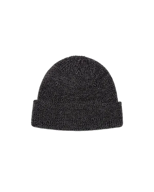 Two Tone Heather Beanie_Black
