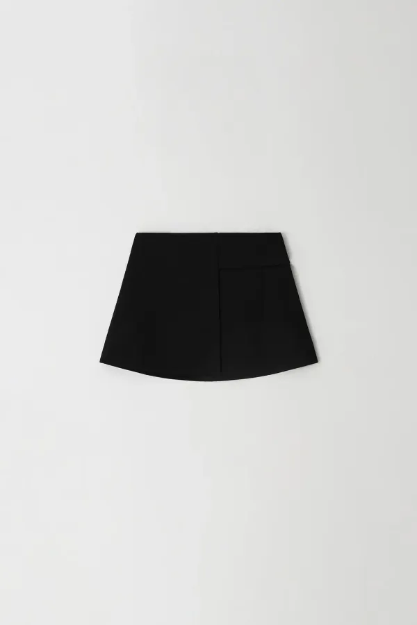Velcro Wrap Skirt (black)