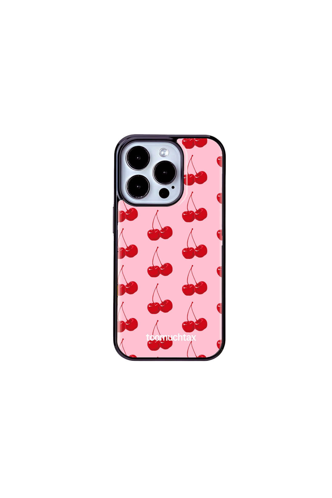 투머치택스 CHERRY BUMPER CASE (BLACK) 상품 이미지 1