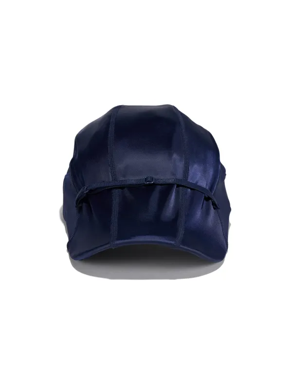 SATIN DUCKBILL CAP_NAVY