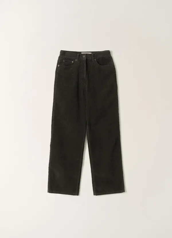 7TH / Cocoon corduroy pants (Dusty charcoal)