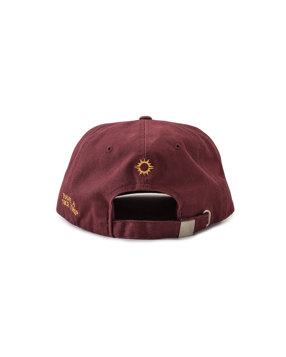 헬로선라이즈 H Logo Cotton Relaxed Fit 6Panel Cap_Burgundy 상품 이미지 3