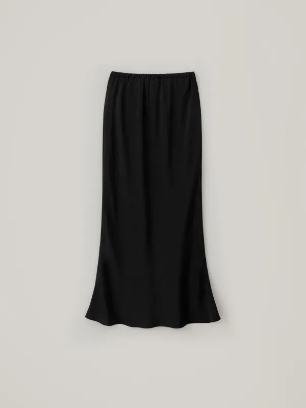 Fluid Maxi Skirt - Black