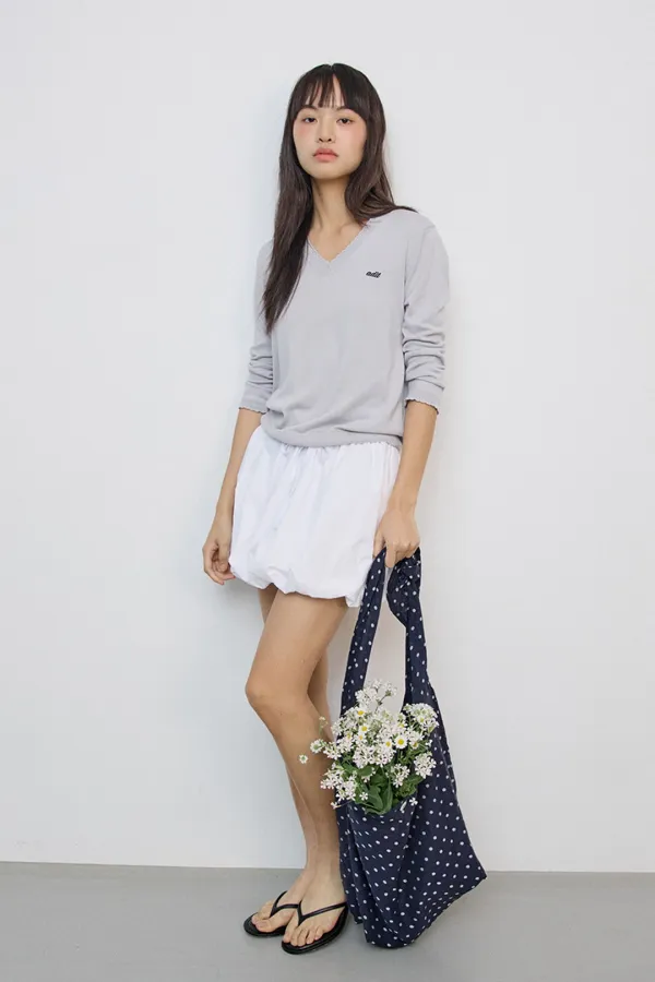 Dot pattern bag_navy