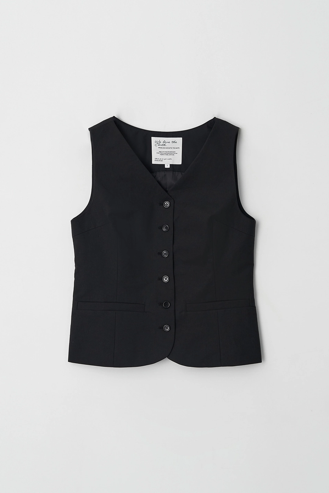 브렌다 브렌든 renee vest - black 상품 이미지 1