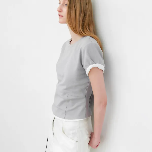 (Z-T-6811)NOVELA SLIM LINE TEE