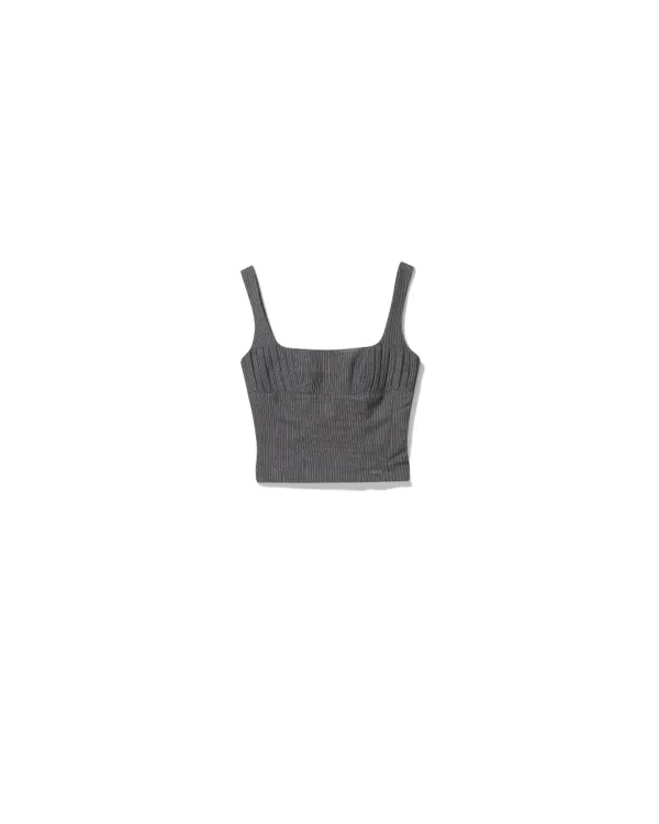 Pin line top - Charcoal