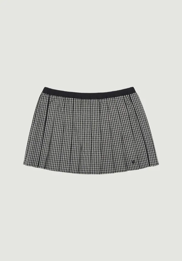 PAISLEY CHECK SKIRT