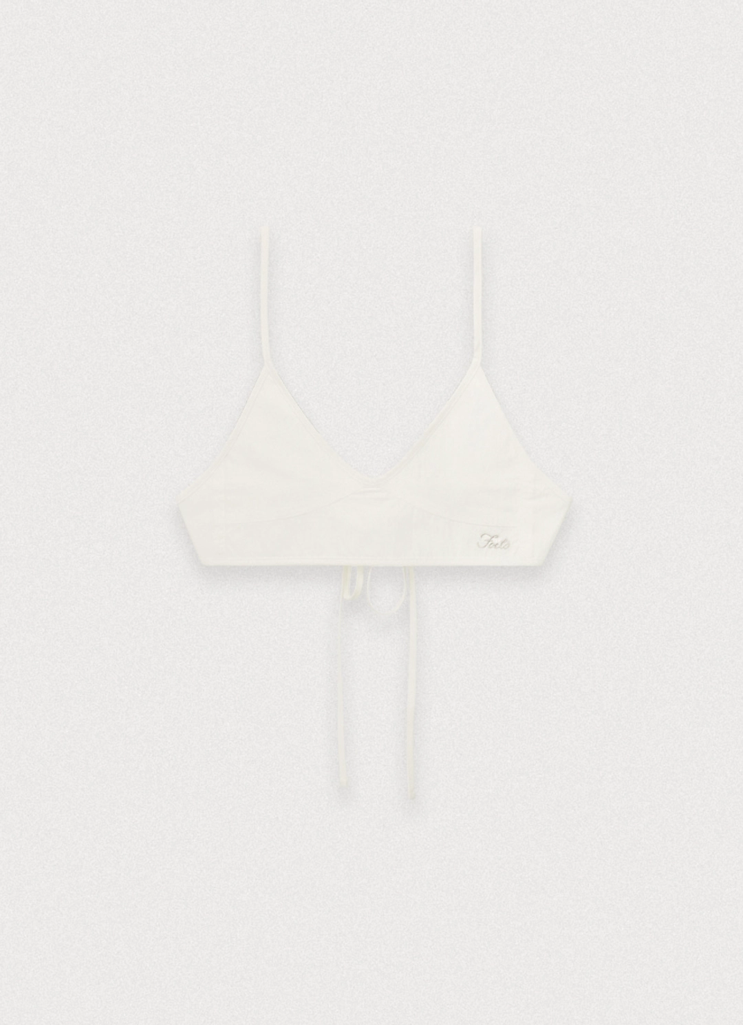 포에토 Vacation nylon bra top - white 상품 이미지 1