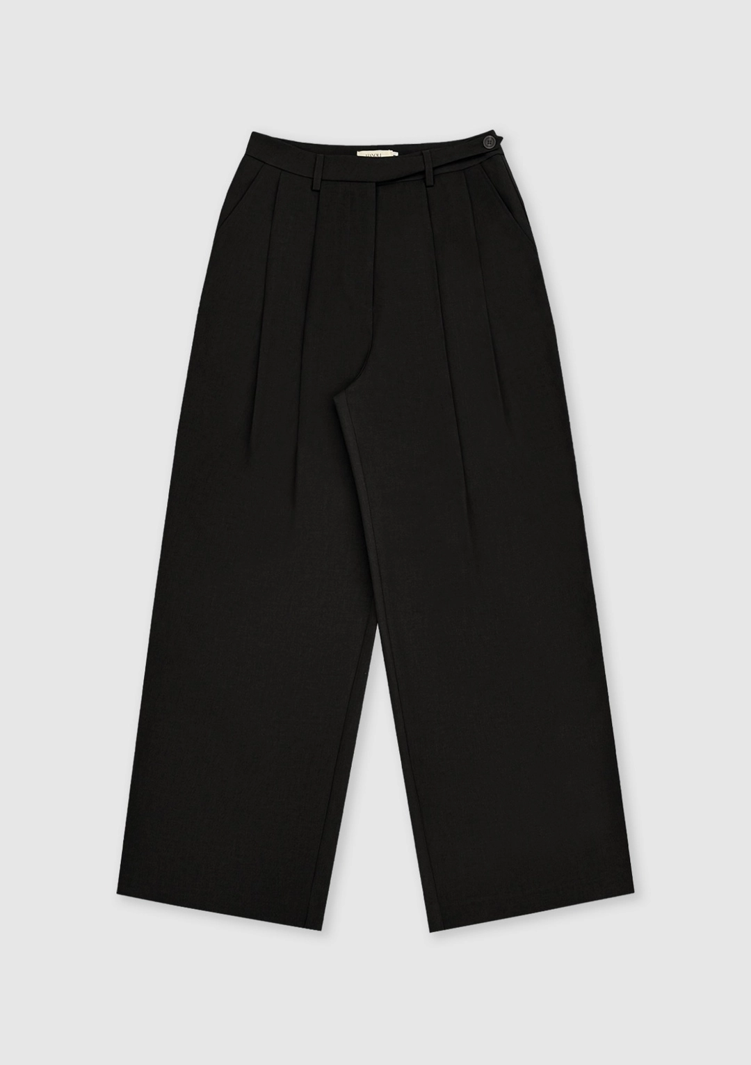 한올 F/W Row Slacks (Black) 상품 이미지 1