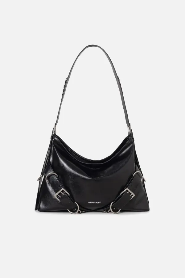 BELTED HARDWARE BAG - BLACK