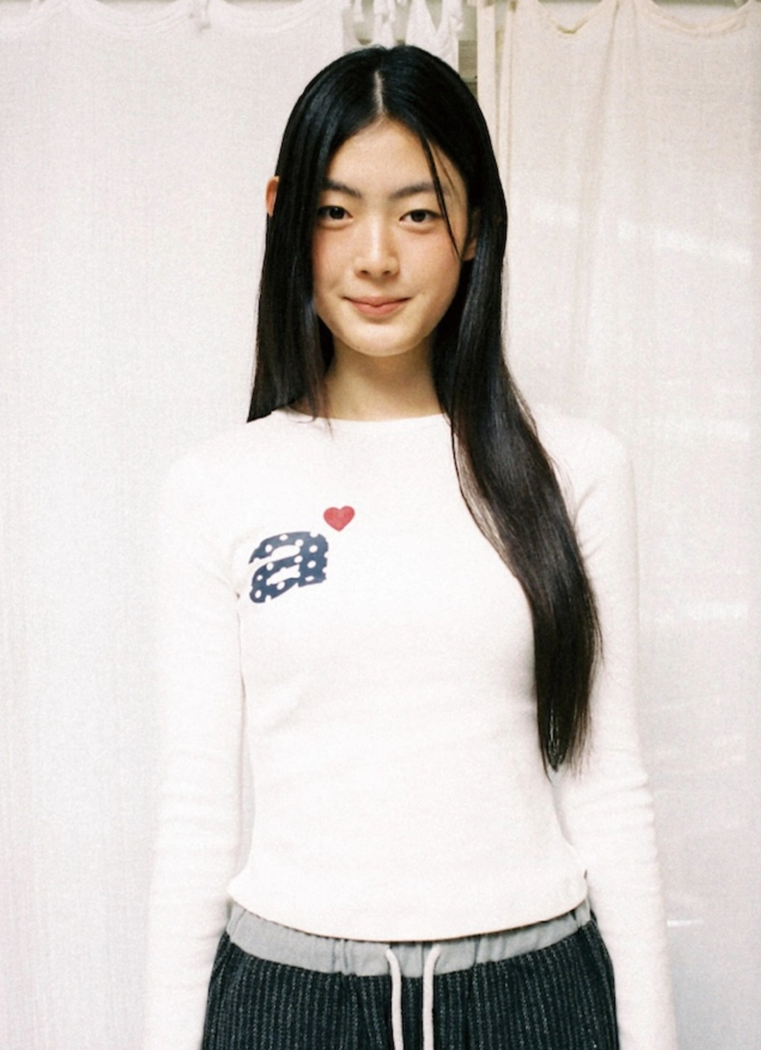 에이이에이이 DOT SMALL LETTER L/S [DARK BROWN] 상품 이미지 2