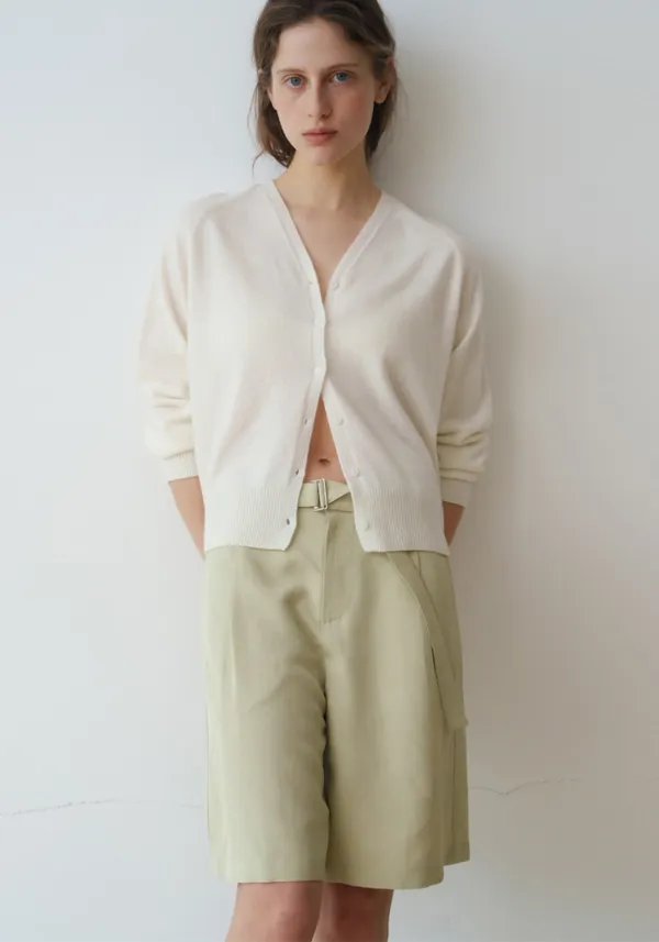 EDITION VISCOSE HALF PANTS_MINT_OF1C2XPS01MNT