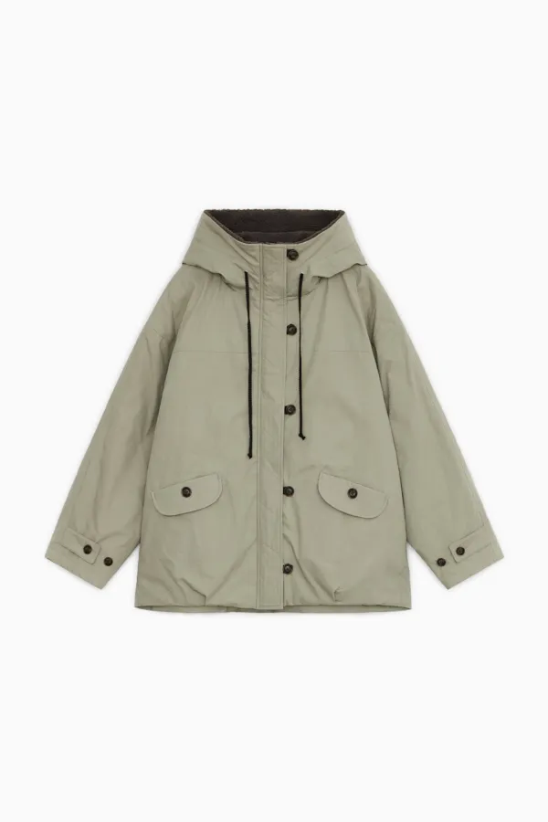 [10/6 SOON] TEDDY QUILTED JACKET, BEIGE