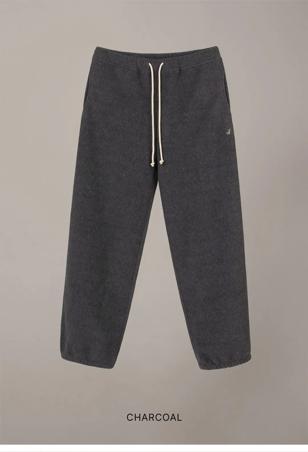 오버듀플레어 OF WARM JOGGER PANTS_CHARCOAL 상품 이미지 3