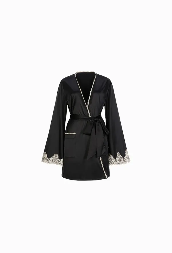 [GRACE SLIP] Robe (Black)