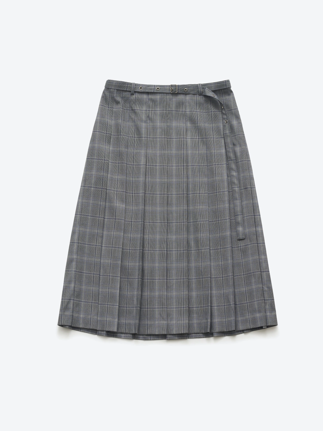 캐롤쇼페 CLASSIC BELTED PLEATS SKIRT CHECK 상품 이미지 2