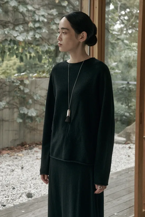 BOLIO WHOLEGARMENT WOOL KINT_BLACK