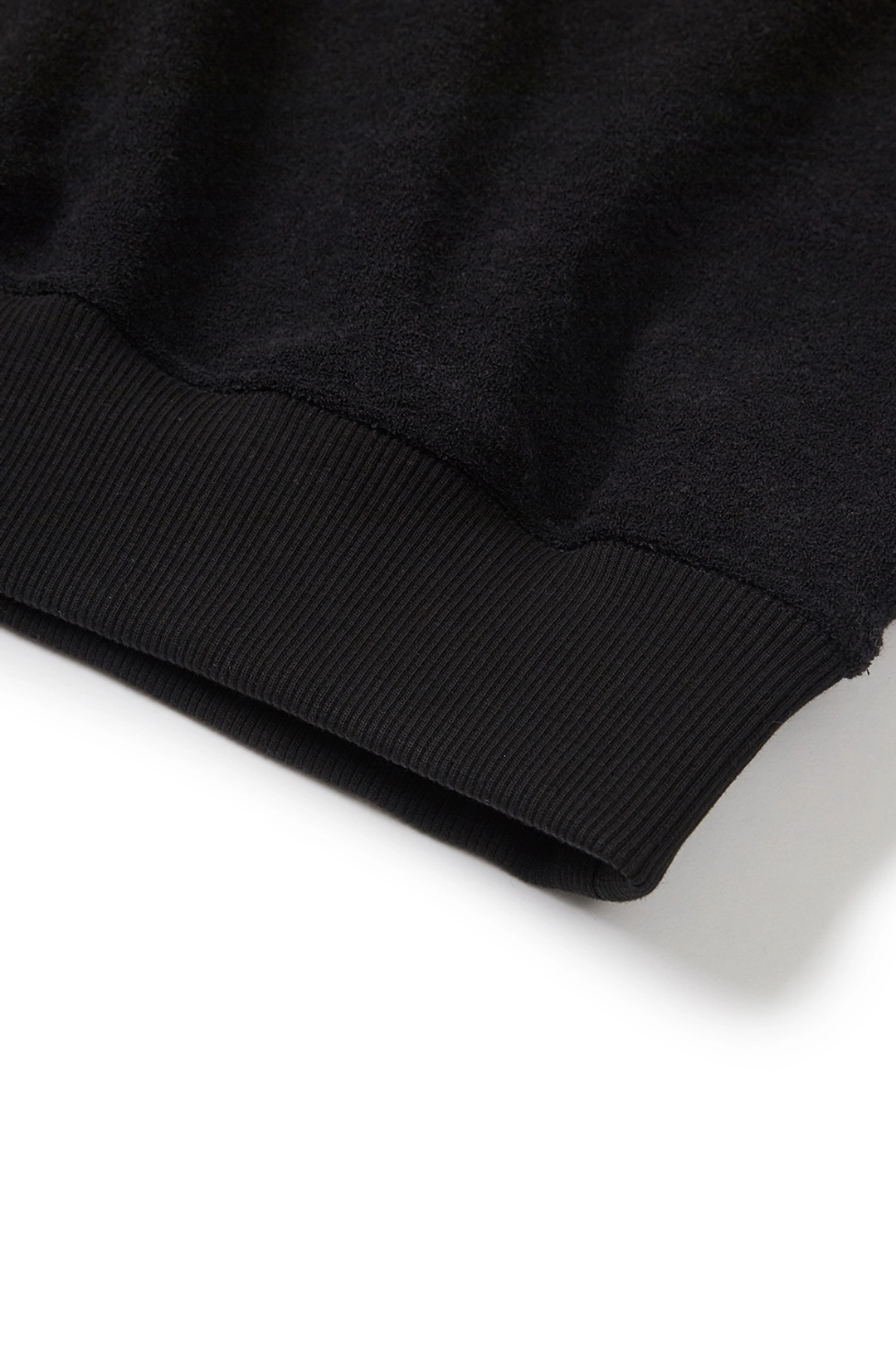 클로브 [25FW clove] Heritage Open Collar Sweatshirt (Black) 상품 이미지 2