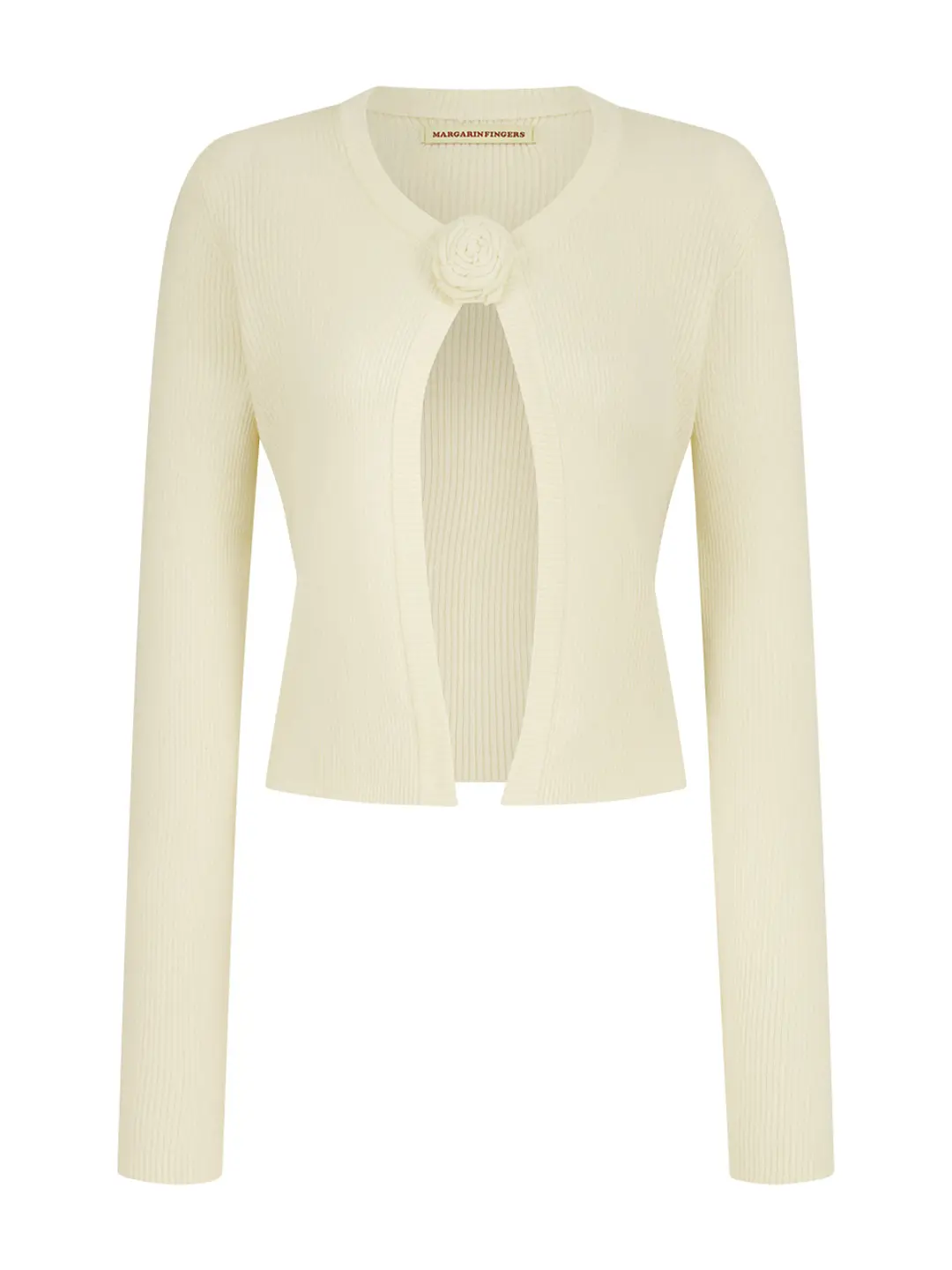 마가린핑거스 ROSE CORSAGE CARDIGAN (LIGHT YELLOW) 상품 이미지 1