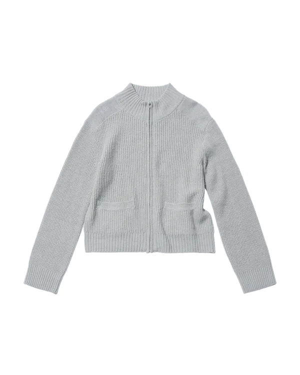 kir zip-up cardigan (2color)