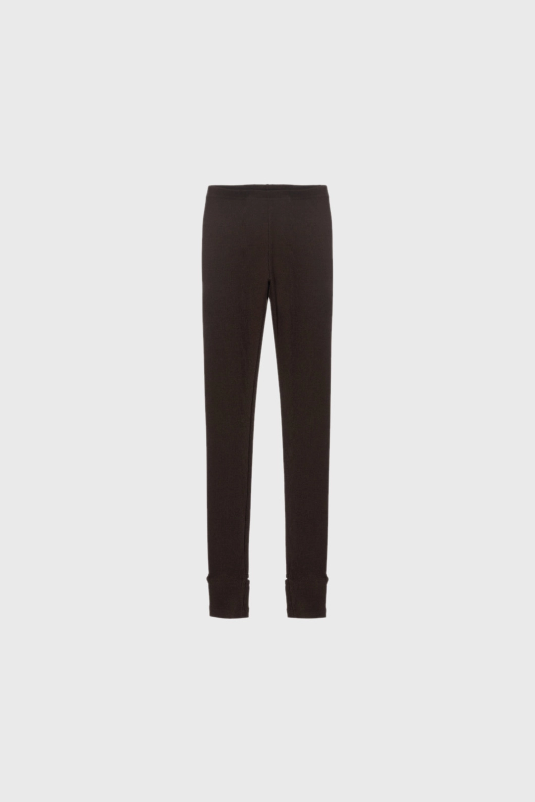 모노하 [Exclusive] Ribbed tights (brown) 상품 이미지 1