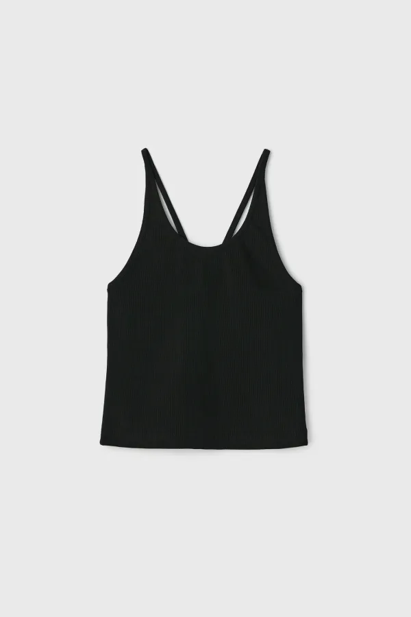 Essential Halter Top (Black)