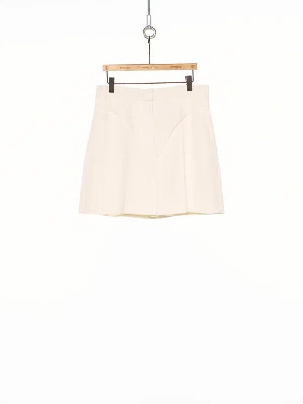 PS25 WHITE LACE PANTY LAYERED SKORTS