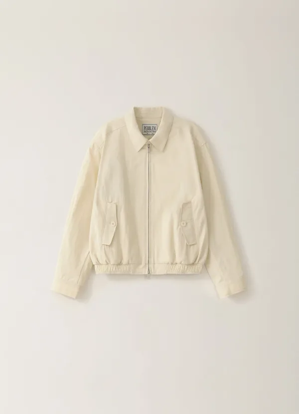 [Limited] Kate Ribbed blouson - Ivory