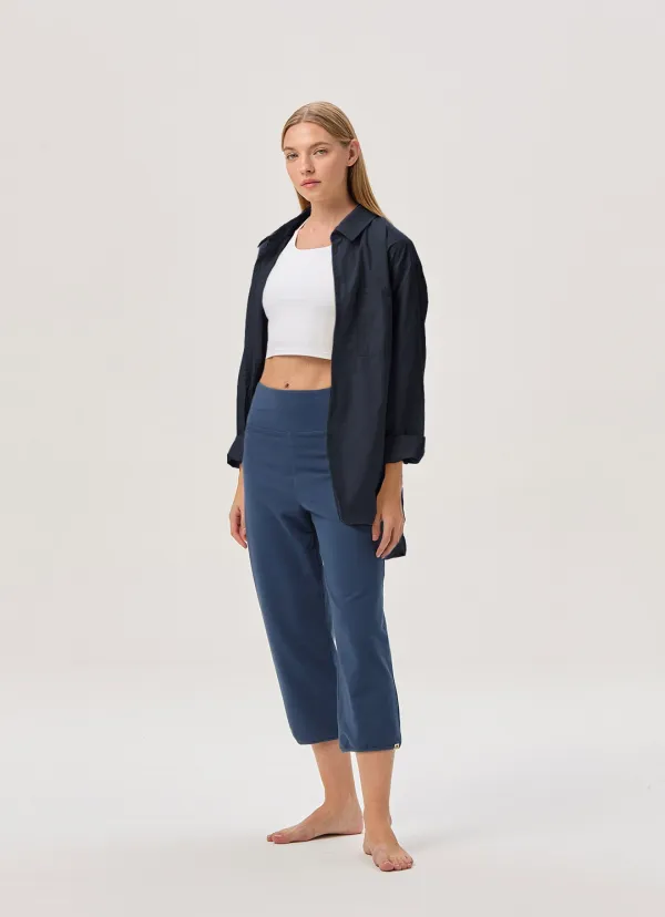 Overfit pocket shirts (Unisex)_Navy