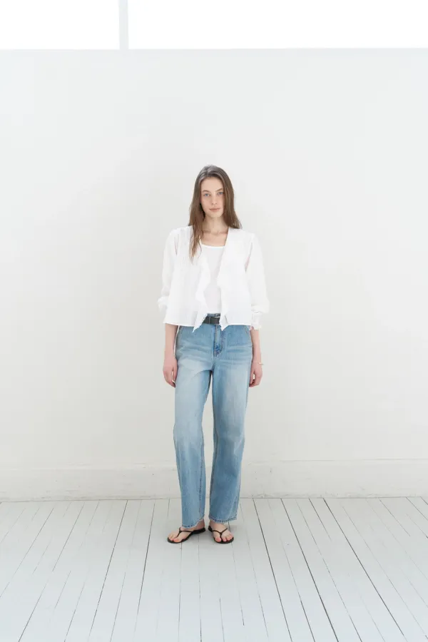 Dirty washing denim ( light blue / dark blue)
