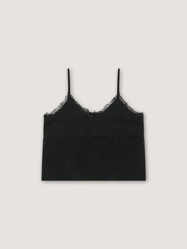 Ponds Satin Blouse - Black