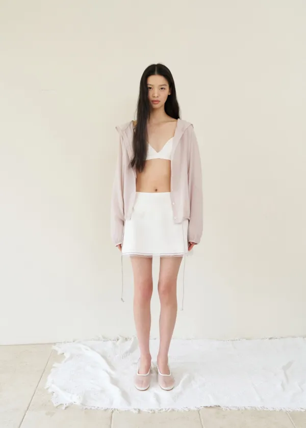 Breed Shirring Blouse(Pale Purple)