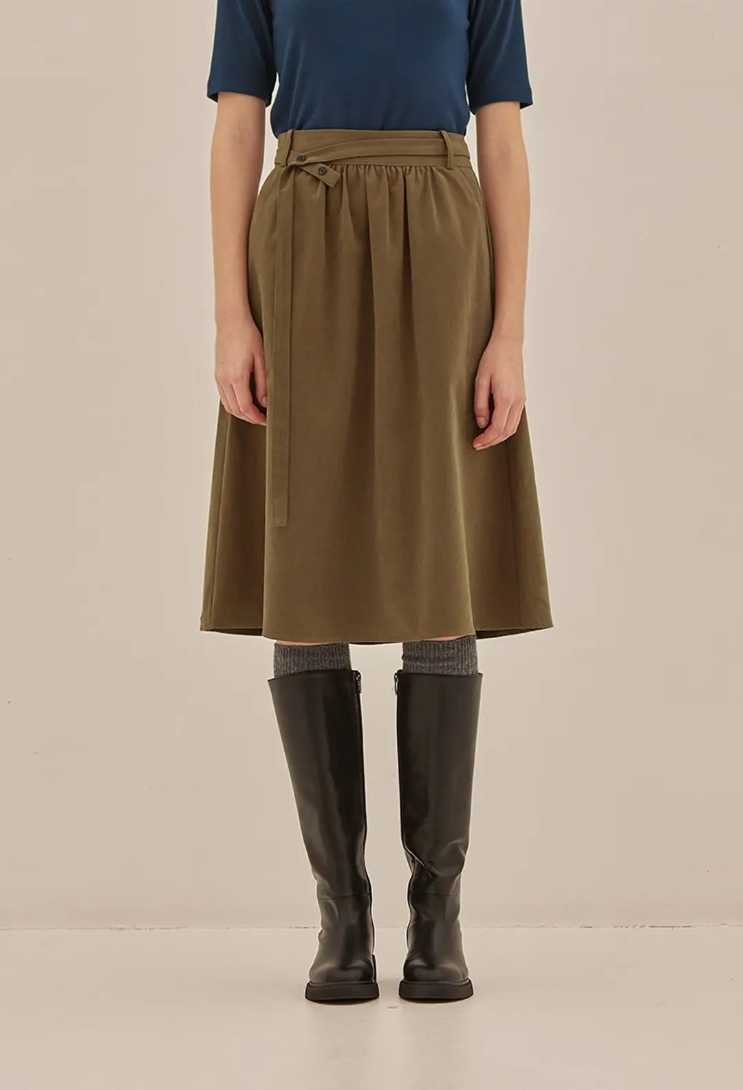 망고매니플리즈 YUTA SHIRRING SKIRT 상품 이미지 2