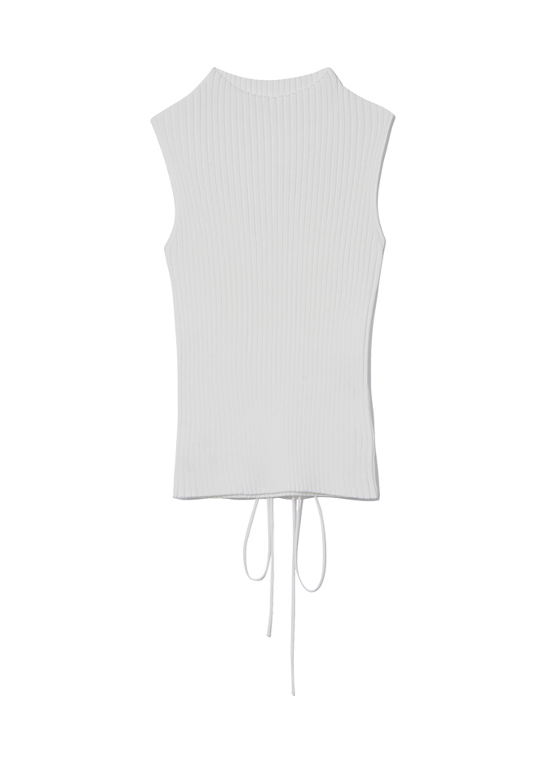 RIB KNIT TOP [WHITE]