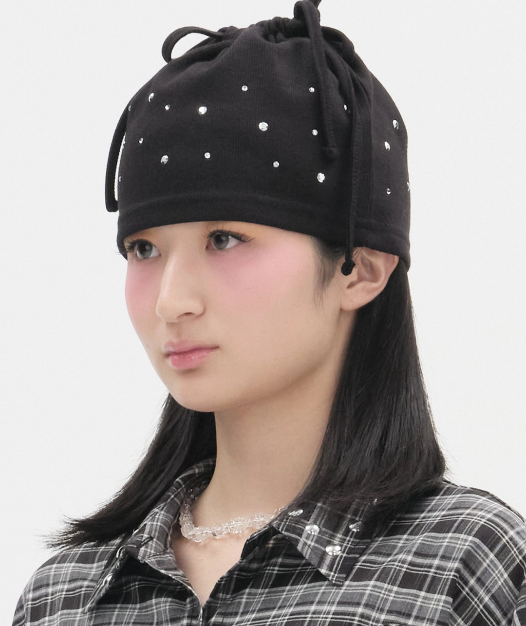 타입서비스 Hotfix Drawstring Beanie [Black] 상품 이미지 2