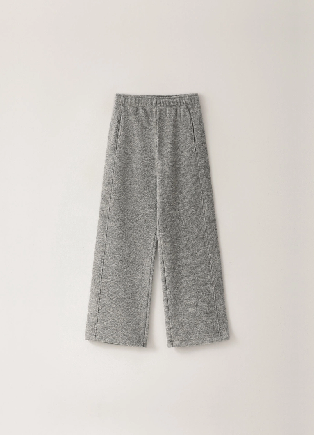 페블엠 Wool Boucle Banding Pants - Gray 상품 이미지 1