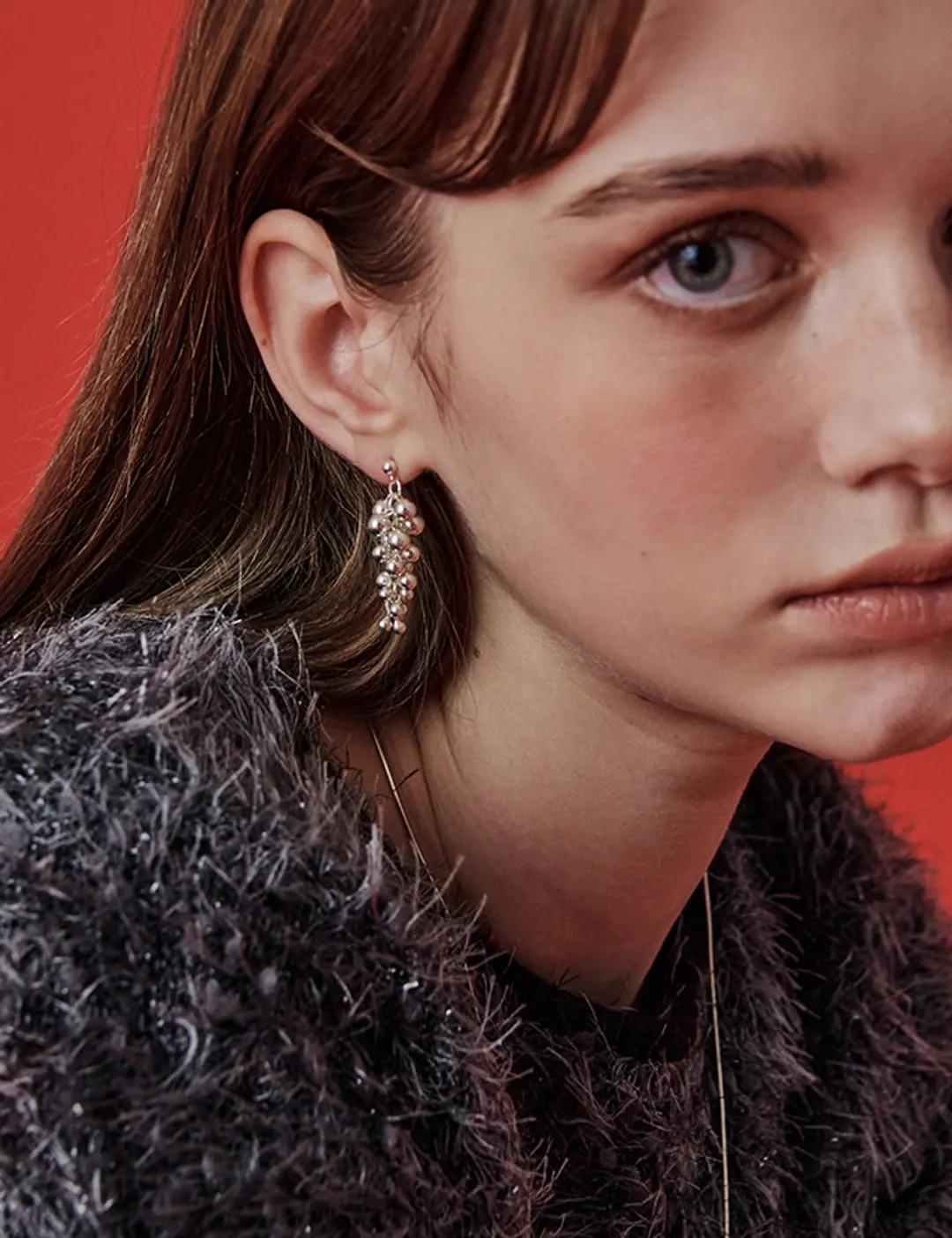 에뜨리브 Grape Drop Earrings 상품 이미지 3
