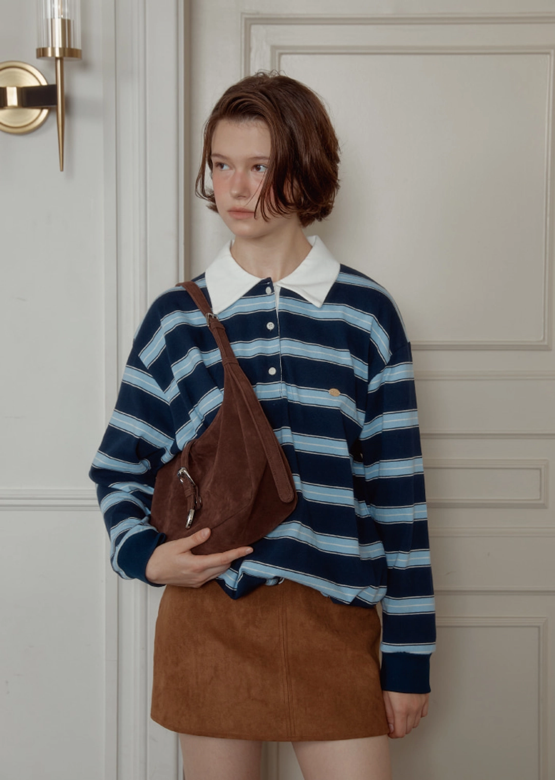 아노에틱 ANC SOFT SUEDE SHOULDE BAG_BROWN 상품 이미지 3