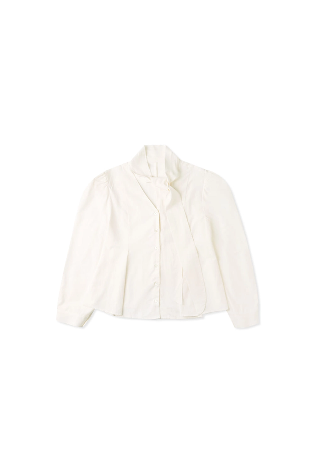 위드아웃썸머 Fable scarf blouse_ivory 상품 이미지 1