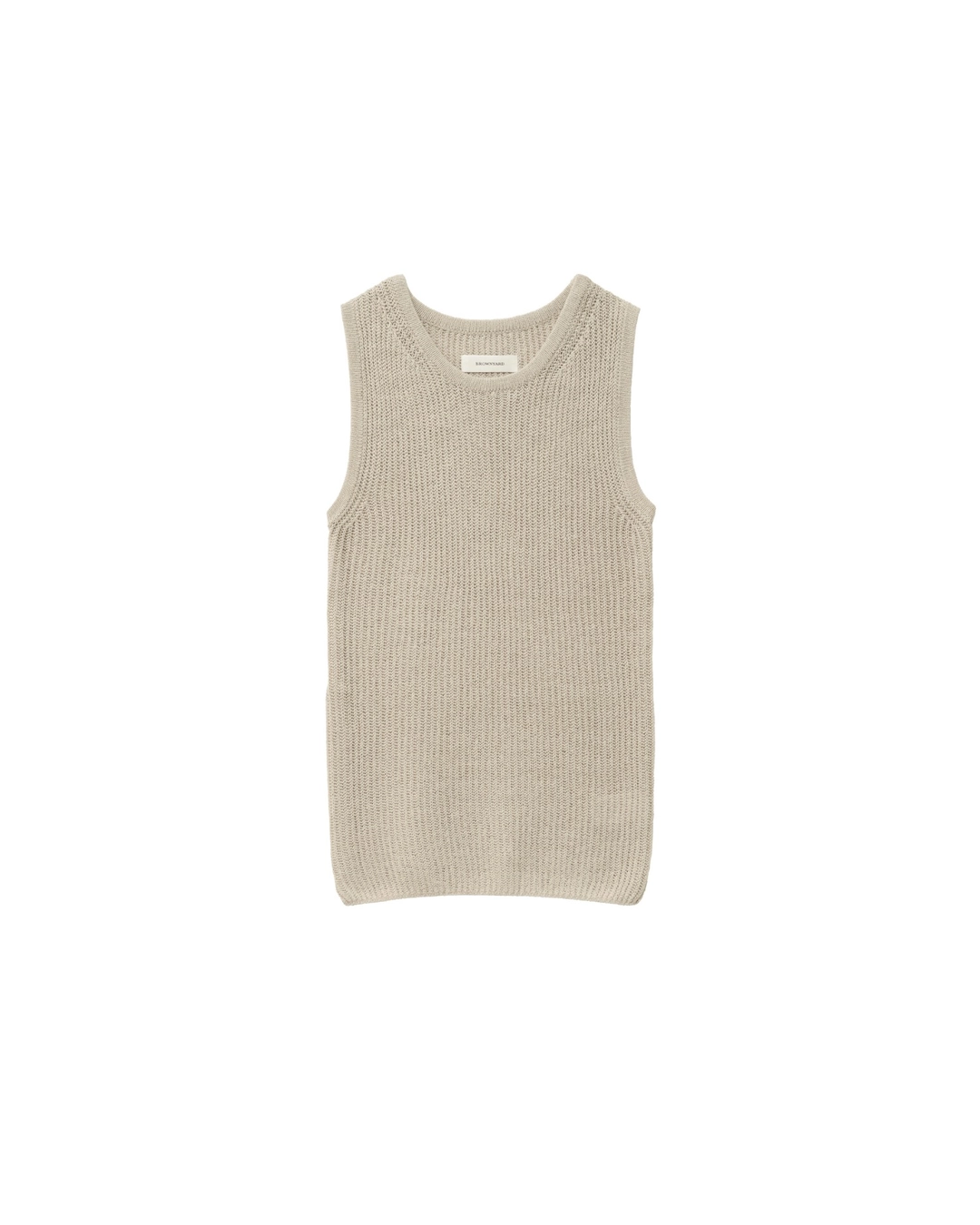 브라운야드 W Slip Sleeveless Knit, Beige 상품 이미지 1
