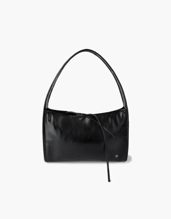 square bag (shoulder) - black (L)